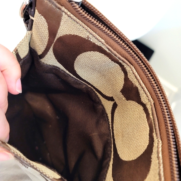 Coach Monogram Swingback Crossbody Bag - Picture 9 of 9